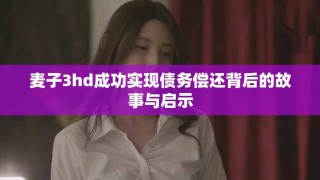 麥子3hd成功實現債務償還背后的故事與啟示