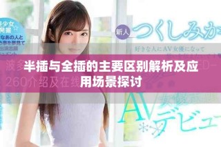 半插與全插的主要區(qū)別解析及應(yīng)用場景探討