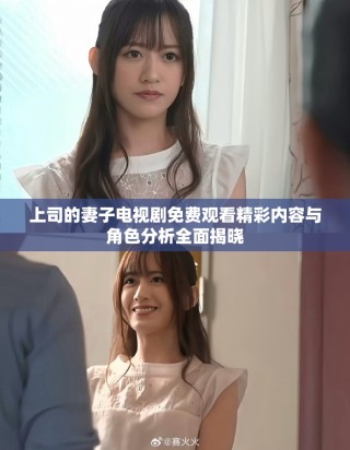 上司的妻子電視劇免費觀看精彩內(nèi)容與角色分析全面揭曉