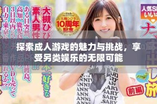 探索成人游戲的魅力與挑戰(zhàn)，享受另類娛樂的無限可能