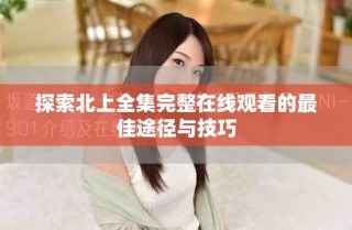探索北上全集完整在線觀看的最佳途徑與技巧