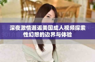 深夜激情邂逅美國成人視頻探索性幻想的邊界與體驗