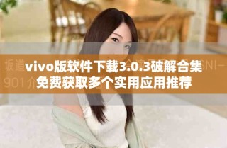 vivo版軟件下載3.0.3破解合集免費獲取多個實用應用推薦