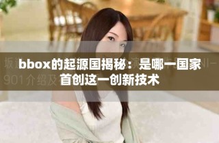 bbox的起源國揭秘：是哪一國家首創這一創新技術