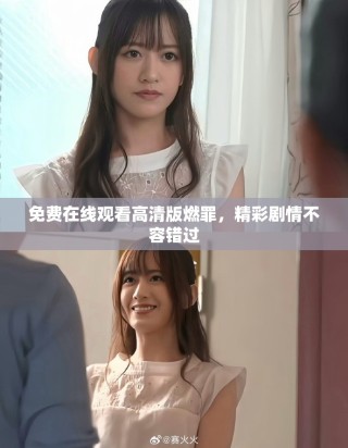 免費在線觀看高清版燃罪，精彩劇情不容錯過