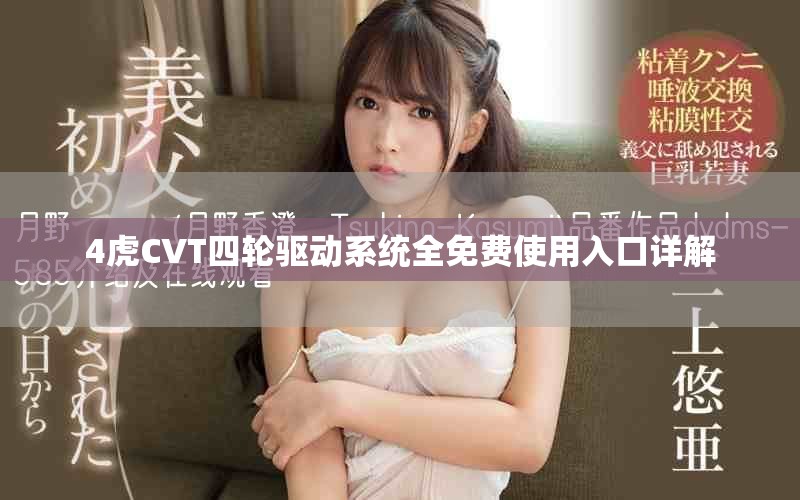 4虎CVT四輪驅(qū)動系統(tǒng)全免費使用入口詳解