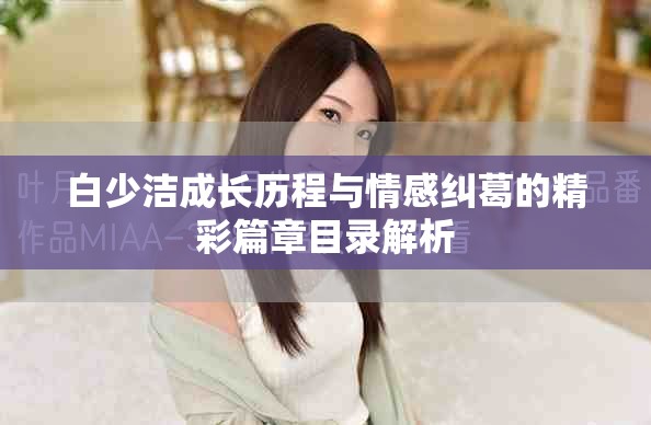 白少潔成長歷程與情感糾葛的精彩篇章目錄解析