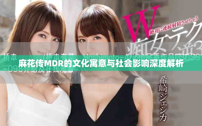 麻花傳MDR的文化寓意與社會影響深度解析