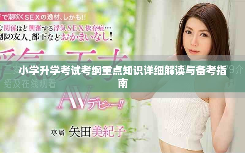 小學升學考試考綱重點知識詳細解讀與備考指南