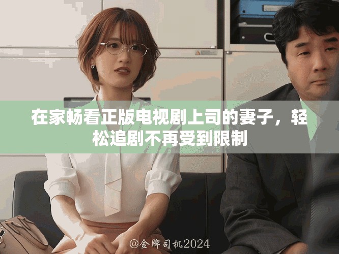 在家暢看正版電視劇上司的妻子，輕松追劇不再受到限制