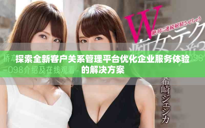 探索全新客戶關(guān)系管理平臺(tái)優(yōu)化企業(yè)服務(wù)體驗(yàn)的解決方案