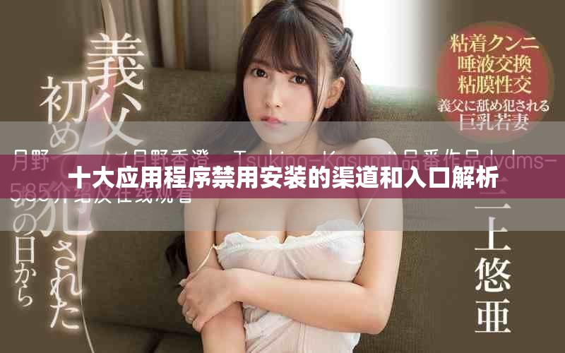 十大應用程序禁用安裝的渠道和入口解析