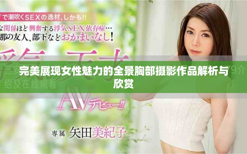 完美展現女性魅力的全景胸部攝影作品解析與欣賞